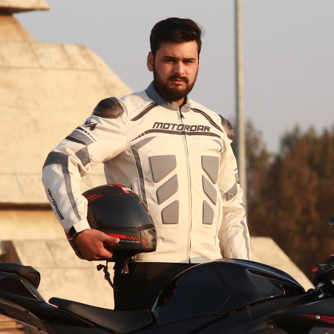 Giacca in tessuto da moto